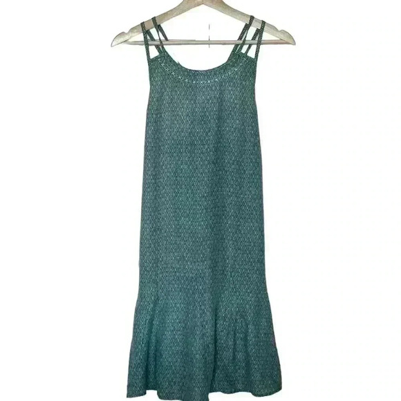 Toad & Co Windsong Strappy Dress in Deepwater Diamond | Teal Blue | SZ M - Picture 2 of 9
